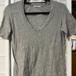 Excellent condition James Perse Grey Heather Short Sleeve Tee Size 3 (Med)
